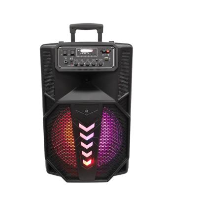 China Yes 12 Inch Speakers Pull Rod And Wheeled Trolley Speaker Party Karaoke Fashionable Speaker for sale