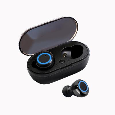 China New Y50 In-ear Gesture Control Earbuds 5.0 Siri Earphone Earbuds Wireless Stereo Gaming Headset With Charging Box For Mobile Phone for sale