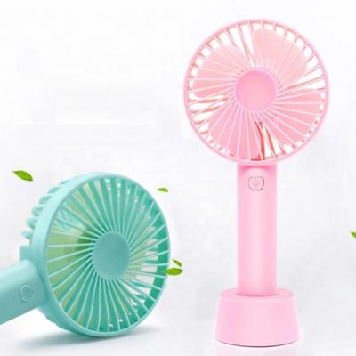 China Portable Battery Charging Cooling USB Portable Electric Hand Mini Rechargeable Fans for sale