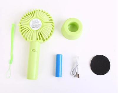 China Factory Household Directly Portable Mini USB Rechargeable Handheld Charging Battery Desktop Air Cooling Travel Fan for sale