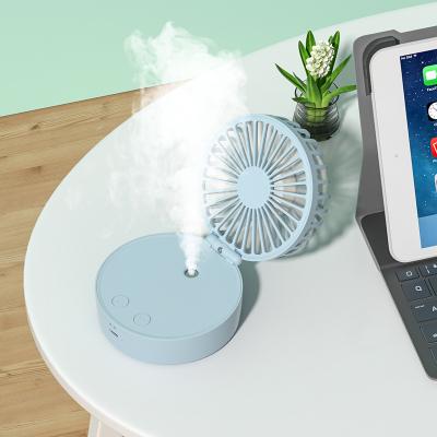 China Best Amazon Sale Factory Price Portable / Mini Portable Humidifier 1200mah Mini Fan for sale