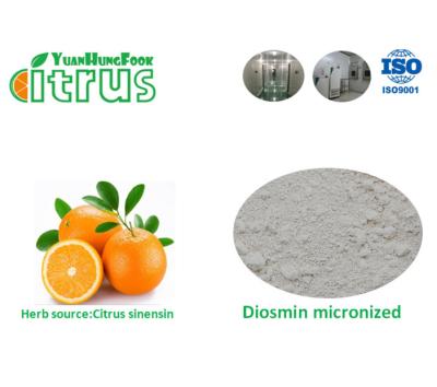 China El polvo de Diosmin del suplemento dietético micronizó y granuló 520-27-4 en venta