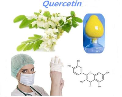 China 95.0% HPLC Pure Quercetin Light Density Powder For Antioxidant CAS 6151-25-3 for sale