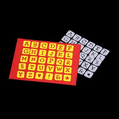 China Europe AAGU Ready To Ship Custom Metal Cutting Dies Supplier Scrapbooking Die Cutting Mechine Alphabet Letter Dies for sale