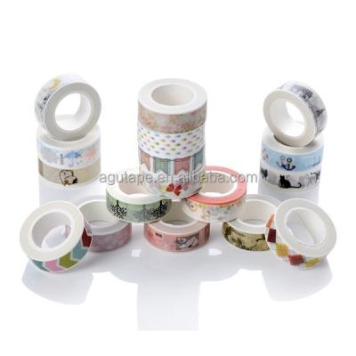 China Custom High Quality Paper Christmas Tape Pattern DIY Washy Tape Waterproof for sale