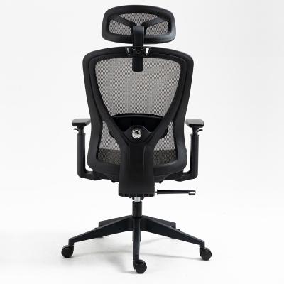 China Factory Price High Quality Cooling Modern Fabric Mesh Chair Offices Swivel High Back Office Chairs Executive Chair With Headrest for sale