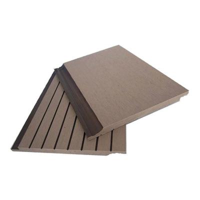 China Modern Waterproof Exterior Wood Wall Panel PVC Cladding Plastic Composite Panel for sale