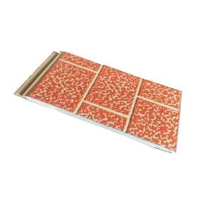 China 16mm Modern PU Easy Install Decorative Wall Panel Tile Polyurethane Foam Sandwich Metal Wall Panel for sale