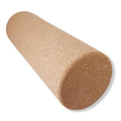 China Durable Hollow Amazon Cork Foam Roller Yoga Massage Roller For Fitness Exercise for sale