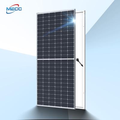 China Monocrystalline Silicon MECC 500W-550W Watts All Black Mono Monocrystalline Solar Panel Solar Panels for sale