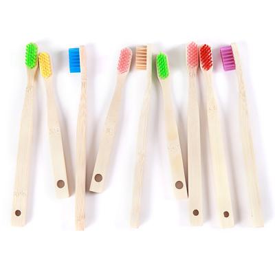 China Travel Free Sample Eco Friendly Zero Waste Bamboo Toothbrush With Customized Logo for sale