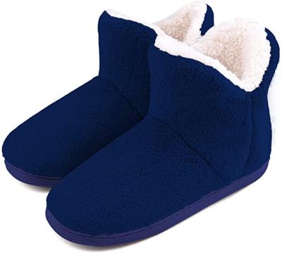 China Fashion Trend 2021New Style Comfortable Winter Plush Bootie Warm Slipper For Women Girls Boots Comfortable Wool Indoor Home Outdoor Shoes for sale