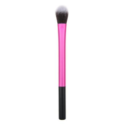 China Angular blush single pink aluminum eyeshadow brush highlightbright brush makeup tube border beauty tools for sale