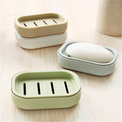 China Bathroom Dish Dish Crate Home Shower Sustainable Travel Increasing Holder Container Soap Box Plastic Soap Dispenser Soap Holder for sale