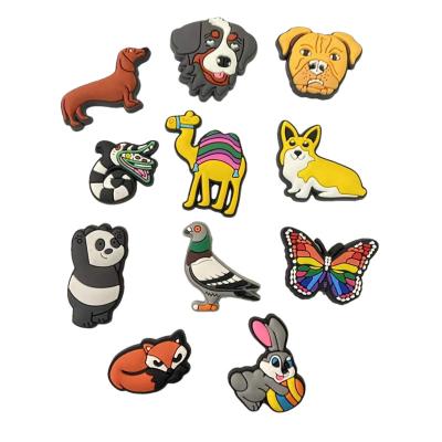 China New Clog Charm PVC Animal Series, Garden Shoes Decoration Buckle Nurse Shoes DIY Accessories Decoration for sale