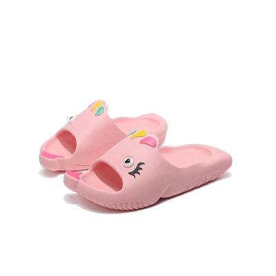 China Non-slip Slippers Summer Eva Non-slip Slippers Waterproof Children's Home Bathroom Soft Comfortable Single Indoor Flip Flops for sale