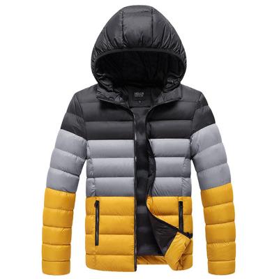 China Custom Made Viable Stripper Jacket Mens Padded Coats Bubble Logo Winter Warm Mens Jacket For Men for sale