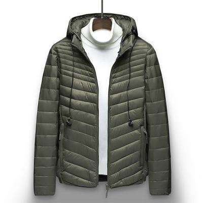 China Wholesale Viable Men's Winter Cotton-padded Warm Casual Fashionable Cotton-padded Down Jacket Hooded Winter Jacket Thermal Coats for sale