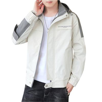 China Plus Size Men's Hooded Jacket Fashion Slim Men's Spring Jacket for sale