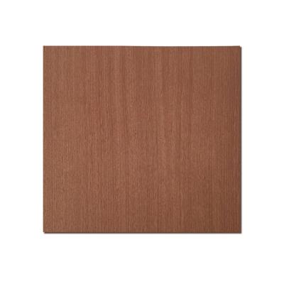 China Contemporaty Factory Direct Natural Veneer Plywood Sapeli Straight Faced Plywood For Decoration for sale