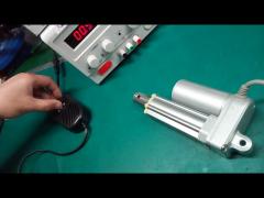 Waterproof linear actuator test