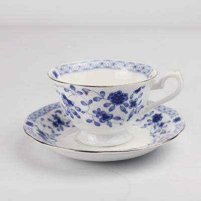 China Sustainable Vintage Elegant Simplistic Antique Japanese Coffee Tea Cups With Saucers for sale