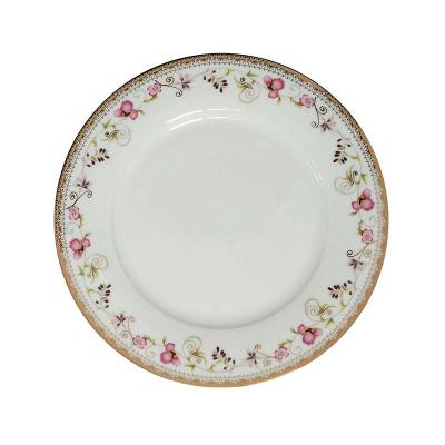 China Sustainable High Quality Food Grade Fashion Porcelain Dinner Dish for sale