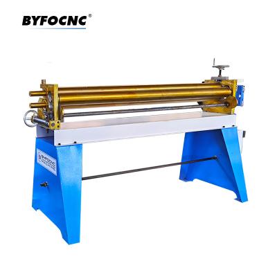 China food & Factory BYFO Brand Beverage Electric Small Sheet Roller Machine Round Duct 3 Rolls HVAC Ventilation Roll Equipment for sale