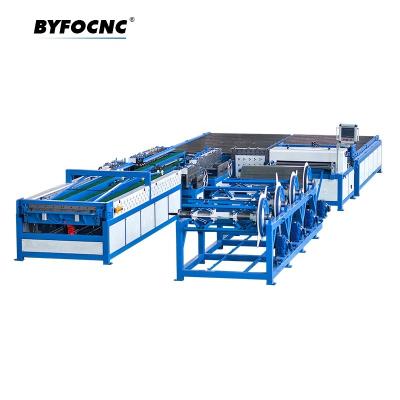 China Building Material Shops Automatic Duct Line 5 Automatic Duct U Maker Sheet Metal Coil Form Making Machine for sale