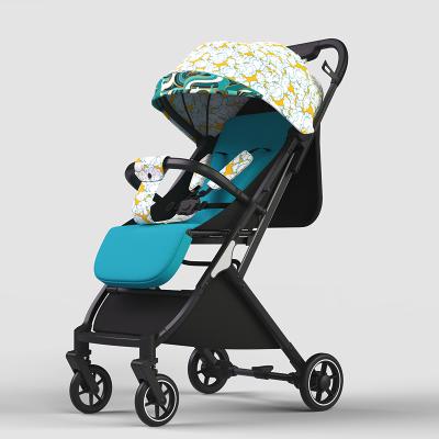 China 2022 Aluminum Alloy + Carbon Steel Premium Lightweight Foldable Baby Carriage Stroller for sale