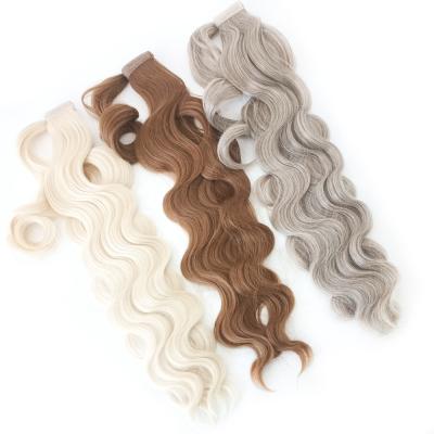 China X-Ring Hair Wholesale Price Wavy High Quality Body Hair Extension Best Selling Synthetic Ponytail for sale