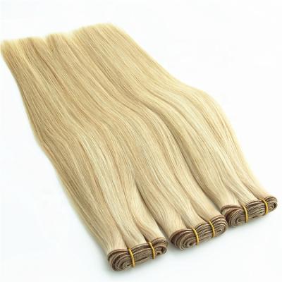 China Silky Straight Remy Human Hair Weft Double Drawn Wave Virgin Mink Brazilian Human Hair Weave Extension for sale