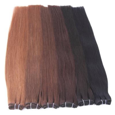 China Wholesale Virgin Brazilian Silky Straight Wave Cuticle Aligned Remy Human Hair Extensions Hair Double Drawn Weft for sale