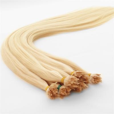 China Wholesale Virgin Russian Cuticle Aligned Hair Extension 100 Prebonded Hair Express Silky Straight Wave Hair for sale