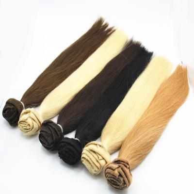 China Virgin Silky Straight Russian Hair Bundles Natural Straight Wave Weave Clip In Hair for sale