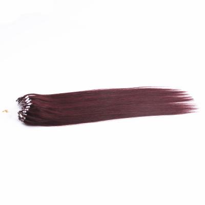 China 100% Natural Silky Straight Remy Human Hair Micro Loop Ring Beads Wholesale Double Drawn Wave Hair Extensions for sale