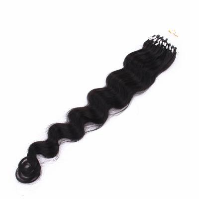 China Wholesale 100% Natural Curl Extensions Unprocessed INDIAN Human Hair Virgin Wave Extensions Double Drawn for sale