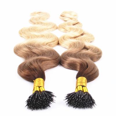 China Kinky Curly Or Silky Straight Virgin Remy Nano Hair 100% Brazilian Wave Human Hair Extensions,Nano Ring Hair Good Quality Wholesale for sale