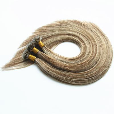 China European Wholesale Silky Straight Double Cuticle Wave Micro Pulled Hair Bead Ring Bond Hair Nano Extensions for sale