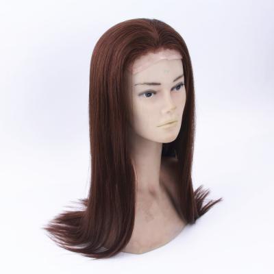 China Top Grade Silky Straight Virgin Human Hair Top Grade Factory Supply Full Wave Lace Wig, 100% Brazilian Human Lace Front Human Hair Wig for sale