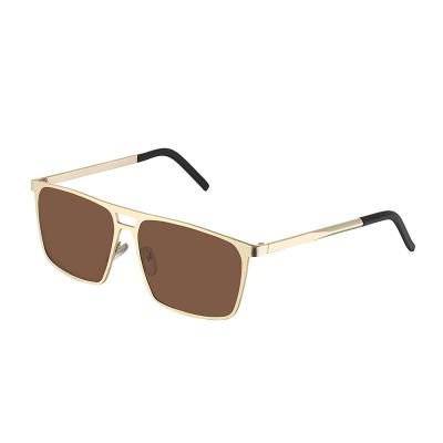 China Around 2021 New Metal Big Frame Sunglasses Men Shape Travel Outdoor Driving Sunglasses for sale