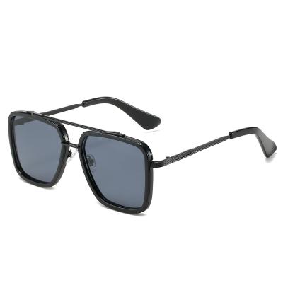 China Men's Vintage Round Sunglasses Fashion Square Sunglasses Men Shape Glasses for sale