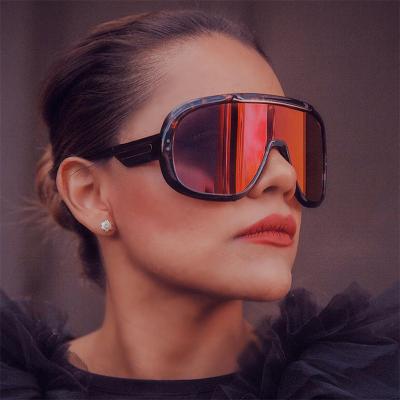 China Sports Sunglasses 2021 New Polarized Sunglasses Women Style Oversized Frame Sunglasses Fully Enclosed Protective Lenses for sale