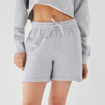 China Breathable Wholesale Sweat Shorts Women Fitted Summer Jogger Cotton Custom Shorts For Women for sale