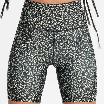 China Breathable High Waist Workout Gym Custom Bike Shorts Women Slim Fit Yoga Printed Shorts Support Hidden Pocket Yoga Bike Shorts for sale