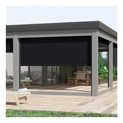 China Outdoor Selling Windproof And Waterproof Smart Automatic Roller Shade Maker Sids Blind Fence For Outdoor for sale