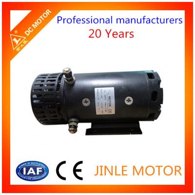 China Brush Communication Hydraulic Forlift Drive Motor 24v IP54 Protection Glass for sale