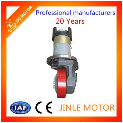 China Stacker Forklift Drive Wheel Motor Assembly 24V 1.1KW With Brake Torque 16N.M for sale