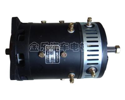 China Low Noise Black Forklift Drive Motor 48V 4.8KW / Hydraulic DC Motor for sale