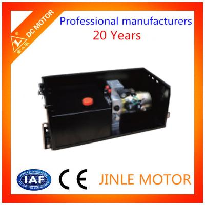 China Black 11L16MPa DC Hydraulic Power Unit Vehicle Tailgate Oil Tank for sale